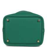 Hermes Picotin Lock 18 Vert Vertigo Clemence Gold Hardware