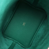 Hermes Picotin Lock 18 Vert Vertigo Clemence Gold Hardware