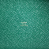 Hermes Picotin Lock 18 Vert Vertigo Clemence Gold Hardware