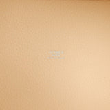 Hermes Picotin Lock 18 Nata Clemence and Jaune Citron Ostrich Touch Palladium Hardware