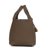 Hermes Picotin Lock 18 Etoupe Clemence Gold Hardware