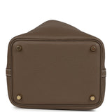 Hermes Picotin Lock 18 Etoupe Clemence Gold Hardware