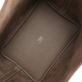 Hermes Picotin Lock 18 Etoupe Clemence Gold Hardware