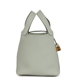 Hermes Picotin Lock 18 Gris Neve Clemence Gold Hardware