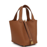 Hermes Picotin Lock 18 Gold Clemence Gold Hardware