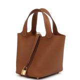 Hermes Picotin Lock 18 Gold Clemence Gold Hardware