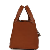 Hermes Picotin Lock 18 Fauve Barenia Faubourg Palladium Hardware