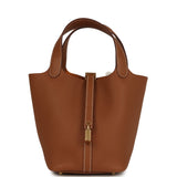 Hermes Picotin Lock 18 Gold Clemence Gold Hardware