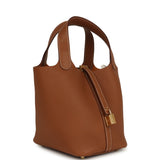 Hermes Picotin Lock 18 Gold Clemence Gold Hardware