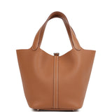 Hermes Picotin Lock 22 Gold Clemence Palladium Hardware
