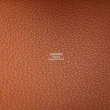 Hermes Picotin Lock 22 Gold Clemence Palladium Hardware