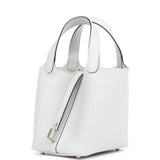 Hermes Picotin Lock 18 Bleu Pale Clemence Palladium Hardware