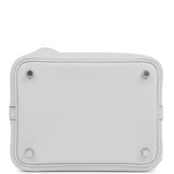 Hermes Picotin Lock 18 Bleu Pale Clemence Palladium Hardware