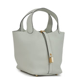 Hermes Picotin Lock 18 Gris Neve Clemence Gold Hardware