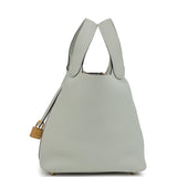 Hermes Picotin Lock 18 Gris Neve Clemence Gold Hardware