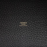 Hermes Picotin Lock 18 Black Clemence Gold Hardware