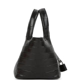 Hermes Micro Picotin Lock 14 Black Matte Alligator Palladium Hardware