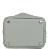 Hermes Picotin Lock 18 Bleu Glacier Clemence Palladium Hardware