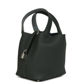 Hermes Picotin Lock 18 Eclat Vert Mangrove Clemence and Gris Pantin Swift Palladium Hardware