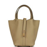 Hermes Picotin Lock 18 Trench Clemence Gold Hardware