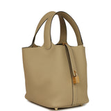 Hermes Picotin Lock 18 Trench Clemence Gold Hardware