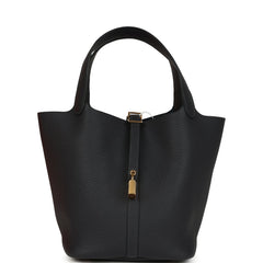 Hermes Picotin Lock 22 Caban Clemence Gold Hardware