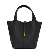 Hermes Picotin Lock 22 Caban Clemence Gold Hardware