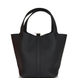 Hermes Picotin Lock 22 Caban Clemence Gold Hardware