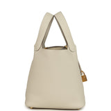 Hermes Picotin Lock 18 Craie Clemence Gold Hardware