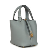 Hermes Picotin Lock 18 Gris Pantin Clemence Gold Hardware - Thumbnail View 2