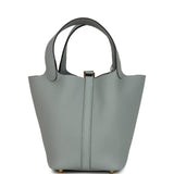 Hermes Picotin Lock 18 Gris Pantin Clemence Gold Hardware - Thumbnail View 5