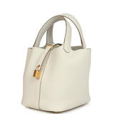 Hermes Picotin Lock 18 Gris Pale Clemence Gold Hardware