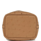 Hermes Micro Picotin Lock 14 Chai Ostrich Palladium Hardware - Thumbnail View 6