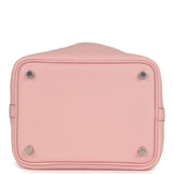 Hermes Picotin Lock 18 Rose Sakura Clemence Palladium Hardware