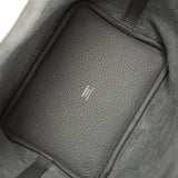 Hermes Picotin Lock 18 Gris Meyer Clemence Palladium Hardware