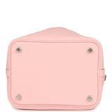 Hermes Picotin Lock 18 Rose Sakura Clemence Palladium Hardware