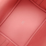 Hermes Picotin Lock 18 Rose Sakura Clemence Palladium Hardware