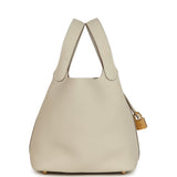 Hermes Picotin Lock 18 Craie Clemence Gold Hardware
