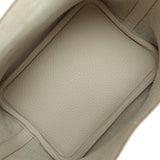 Hermes Picotin Lock 18 Craie Clemence Gold Hardware