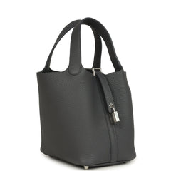 Hermes Picotin Lock 18 Ardoise Clemence Palladium Hardware