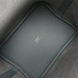 Hermes Picotin Lock 18 Gris Pantin Clemence Palladium Hardware