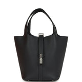 Hermes Picotin Lock 18 Caban Clemence Palladium Hardware