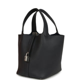 Hermes Picotin Lock 18 Caban Clemence Palladium Hardware