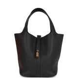 Hermes Picotin Lock 22 Caban Clemence Gold Hardware