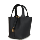 Hermes Picotin Lock 18 Caban Clemence Gold Hardware