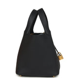 Hermes Picotin Lock 18 Caban Clemence Gold Hardware