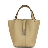Hermes Picotin Lock 18 Trench Clemence Palladium Hardware