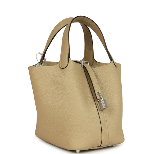 Hermes Picotin Lock 18 Trench Clemence Palladium Hardware