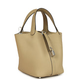 Hermes Picotin Lock 18 Trench Clemence Palladium Hardware