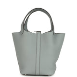 Hermes Picotin Lock 18 Gris Pantin Clemence Palladium Hardware - Thumbnail View 5